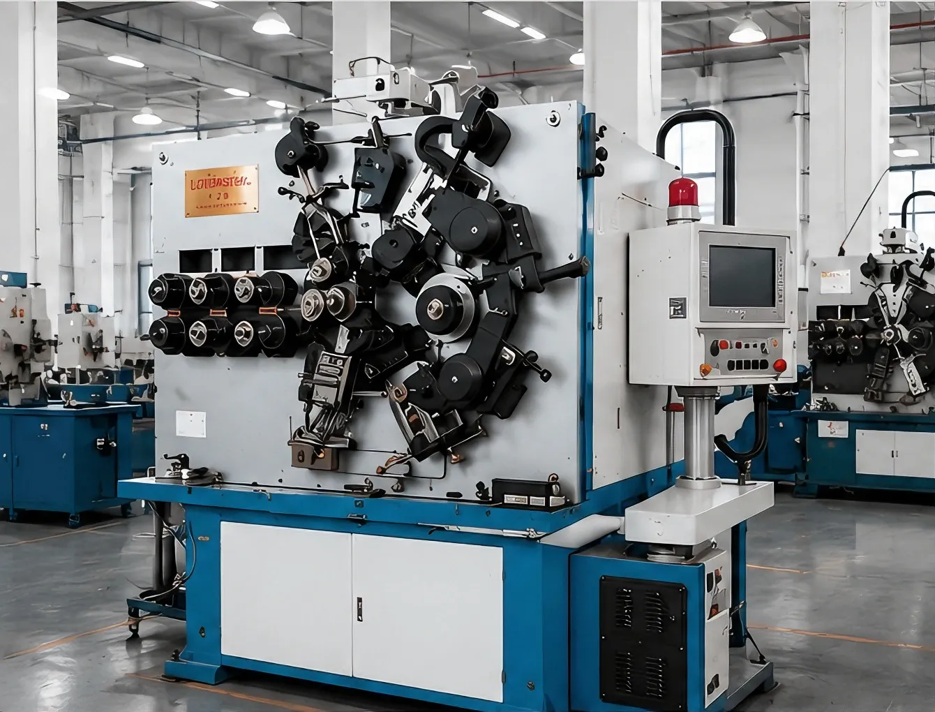 CNC coil spring machine